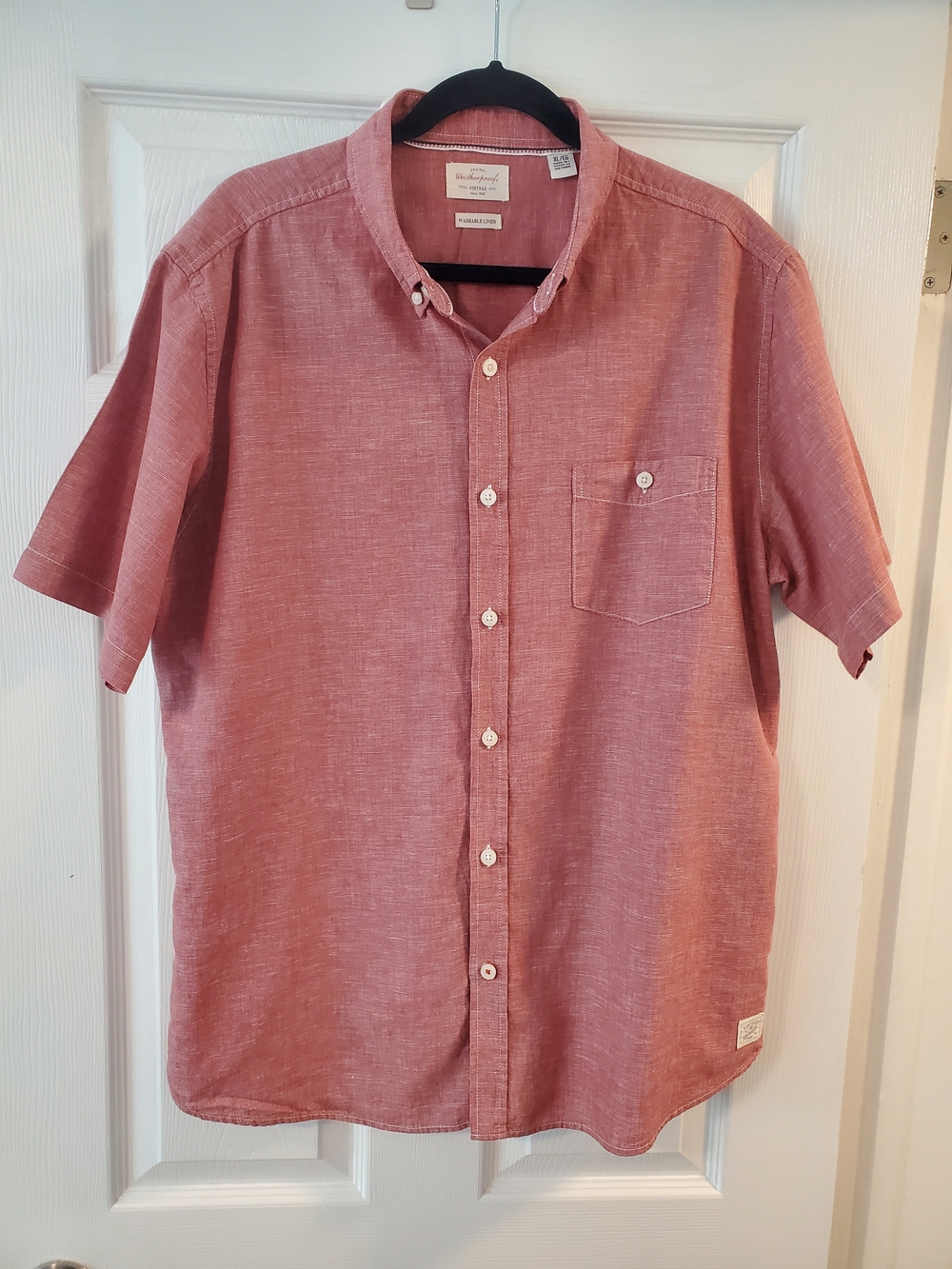 Linen Weatherproof Button Down Shirt XL